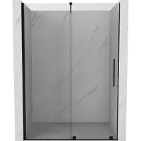 Mexen Velar porte de douche coulissante 160 cm, transparent, noir - 871-160-000-01-70