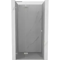 Mexen Lunar L porte de douche pivotante gauche 70 cm, transparent, nickel brossé - 834L-070-000-97-00-L