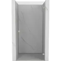 Mexen Lunar-B Portes de cabine de douche s'ouvrant à droite 70 cm, transparent, nickel brossé - 832-070-000-97-00-P