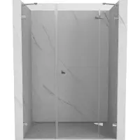 Mexen Lunar Porte de douche pivotante droite 120 cm, transparente, chrome - 834S-120-050-01-00-P