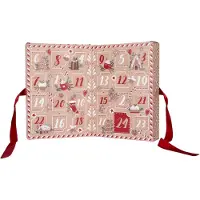 Spies Online Set cadeau de luxe Calendrier de l'Avent Bougies parfumées - 22 x 31 x 12 cm - 24 pièces cadeau de Noël - Calendrier de l'Avent à volets - Rouge