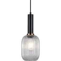 ITALUX Antiola lampe suspendue moderne noire PND-5588-1M-BK+CL