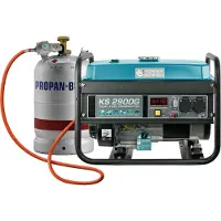Könner&Sohnen 2900 W plynový a benzínový generátor pohonná jednotka elektrocentrála KS 2900G