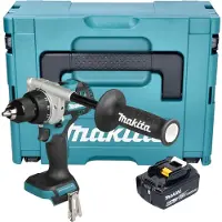 Makita DDF 492 G1J Perceuse-visseuse sans fil 18 V 141 Nm Brushless + 1x batterie 6,0 Ah + Makpac - sans chargeur
