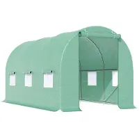 Outsunny Sunny Tuinkas - Folie - Vert 4,5 x 2 x 2m