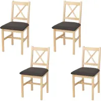 MCW Chaise de salle à manger -F77 (lot de 4)