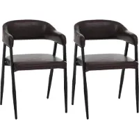 Mendler Chaise de salle à manger -P29 (lot de 2)