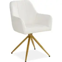 Homestyle4u Chaise de Salle à Manger Moderne Bouclé Beige Design Chaise de Cuisine Chaise pas Cher Fauteuil Rembourrée