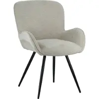 Happy Garden Chaise en chenille beige EVA