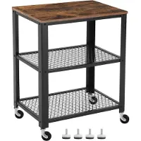 Leobert Table à roulettes Valora LRC78X - Table à roulettes compacte pour le lieu de travail