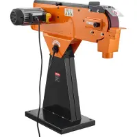 Vevor Ponceuse à Bande 7,62x200,7 cm Ponceuse à Bande Abrasive 2100 W Machine de Ponçage pour Travail du Bois Métaux