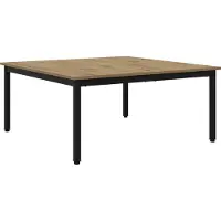 vidaXL Table basse artisanale chêne 100 x 100 x 45 cm bois composite