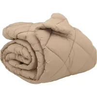 vidaXL Couette d'hiver taupe 220 x 240 cm microfibre