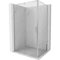 Mexen Exo cabine de douche avec porte battante 110 x 90 cm, transparent, chromé - 819-110-090-01-00