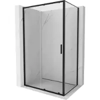Mexen Exo Schiebeduschkabine 100 x 90 cm, transparent, noir - 8151-100-090-70-00