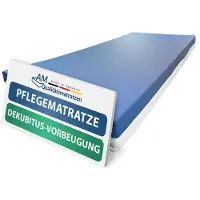 AM Qualitätsmatratzen | Matelas de soins Premium 90x200 cm - Prévention des escarres - Standard pour les soins à domicile