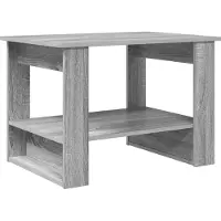 vidaXL Table basse gris Sonoma 72 x 50 x 50 cm Bois composite