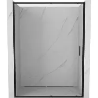 Mexen Exo porte de douche coulissante 160 cm, transparent, noir - 8151-160-000-70-00