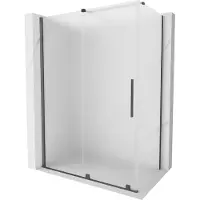 Mexen Velar paroi de douche 140x70 cm, givre, gris canon brossé