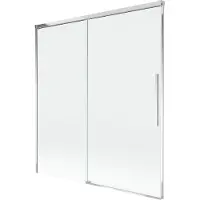 Mexen Rox Baignoire Paravent à 2 panneaux coulissants 100 x 150 cm, transparent, chrome - 8C9-100-003-01-00