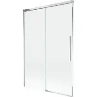 Mexen Rox Baignoire Paravent à 2 panneaux coulissants 100 x 150 cm, transparent, chrome - 8C9-100-003-01-00