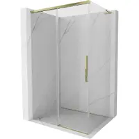 Mexen Rox L cabine de douche coulissante 95 x 70 cm, transparent, or - 8C2L-095-070-50-00
