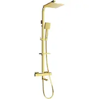Mexen CQ45 colonne de bain avec mitigeur thermostatique, or (779104595-50)