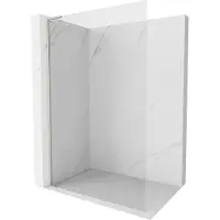 Mexen Kioto-X L paroi de douche Walk-in 120 x 200 cm, transparent 10 mm, nickel brossé - 800-120-107-97-00-X
