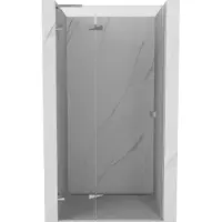 Mexen Lunar L porte de douche pivotante gauche 75 cm, transparent, chrome - 834L-075-000-01-00-L