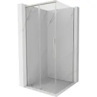 Mexen Cabine de douche coulissante Rox 95 x 95 cm, transparent, nickel brossé - 8C2-095-095-97-00