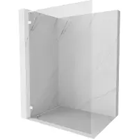 Mexen Lunar L paroi de douche Walk-in gauche 90 x 200 cm, transparent 8 mm, blanche - 830L-090-000-20-00-L