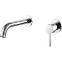 Mexen Mitigeur de lavabo sur colonne Alma en chrome (75015-00)