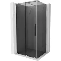 Mexen Velar paroi de douche coulissante 110 x 120 cm, graphite, chrome - 871-110-120-41-01