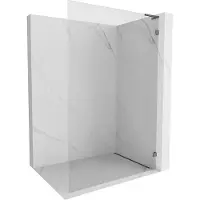Mexen Lunar L paroi de douche Walk-in droite 60 x 200 cm, transparent 8 mm, gris canon brossé - 830L-060-000-66-00-P