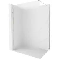 Mexen Paroi de douche Kioto-X Walk-in 120 x 200 cm, givre 10 mm, nickel brossé - 800-120-101-97-30-X