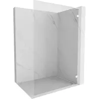 Mexen Lunar L paroi de douche Walk-in droite 90 x 200 cm, transparent 8 mm, blanc - 830L-090-000-20-00-P