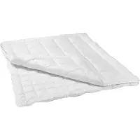 AMZ Couverture antiallergique 155x200 Microfibre 4 saisons 1120g + 400g blanc AMZ