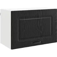 vidaXL Façade de lave-vaisselle Kalmar, noir aspect chêne, 60 x 31 x 40 cm