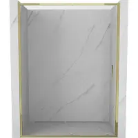 Mexen Exo porte de douche coulissante 140 cm, transparente, dorée - 8151-140-000-50-00