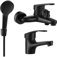 Mexen Erica R05 set de douche, Noir - 746403R05-70