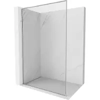 Mexen Kioto-XF L paroi de douche Walk-in avec cadre 80 x 202 cm, transparent 10 mm, chrome - 800-080-174-01-00-XF