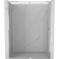 Mexen Exo porte de douche battante 155 cm, transparent, chrome - 819-155-000-01-00