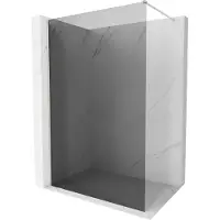 Mexen Paroi de douche Kioto-X Walk-in 80 x 200 cm, graphite 10 mm, nickel brossé - 800-080-101-97-40-X