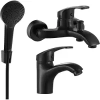 Mexen Fabia R05 set de baignoire, Noir - 746503R05-70