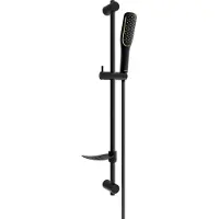 Mexen Ensemble de douche coulissante DF49, noir (785494582-75)