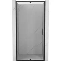 Mexen Exo porte de douche battante 100 cm, transparent, noir - 819-100-000-70-00