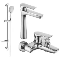 Mexen Axel DF62 SET Mélangeur bain et lavabo, chromé (73813DF62-00)