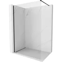 Mexen Kioto-X Paroi de douche Walk-in 110 x 200 cm, transparent 10 mm, noir - 800-110-101-70-00-X