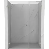 Mexen Lunar-B L porte de douche pivotante gauche 110 cm, transparent, nickel brossé - 832SL-110-050-97-00-L