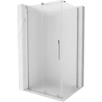 Mexen Velar paroi de douche coulissante 100 x 90 cm, mat, chromé - 871-100-090-31-01